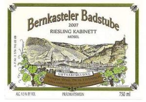 German wine labels, Riesling Kabinett